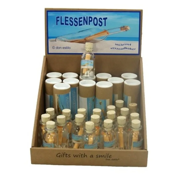 Flessenpost incl. verzendkoker