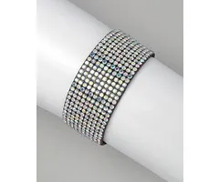 Hippe armband met kristalglas