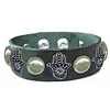 Leren armband hand van Fatima