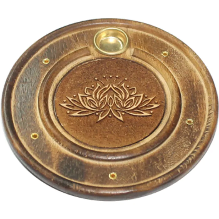 Wierook en kegeltjes brander lotus