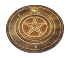 Wierook en kegeltjes brander pentagram