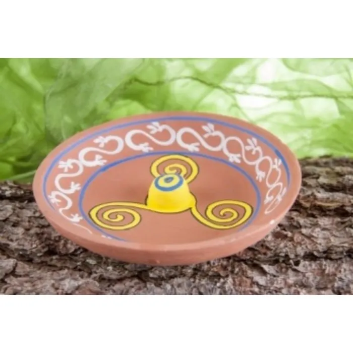 Wierookhouder terracotta Triskel
