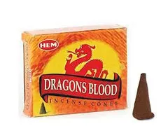 Wierook kegeltjes dragon blood