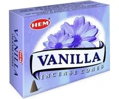 Wierook kegeltjes Vanille