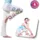 Yoga Chakra Broek Wit L | Handgeschilderde Yoga Broek