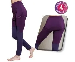 Yoga legging rok paars M-L