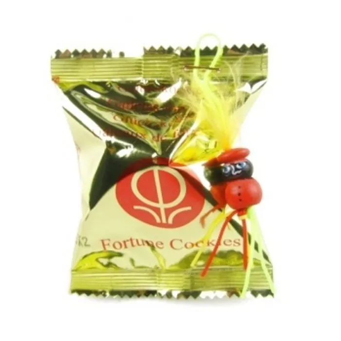 Gelukskoekje met een zwarte piet 10 stuks