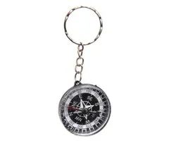 Sleutelhanger kompas 12 stuks