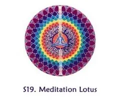 Meditation Lotus sticker
