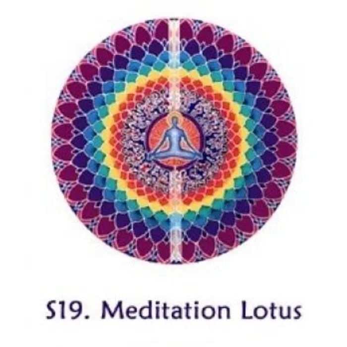 Meditation Lotus sticker