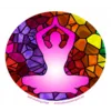 Healing yoga sticker