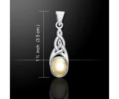 Danu hanger zilver & goud Keltisch