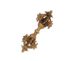 Dorje 9 spaken goudkleurig messing mat