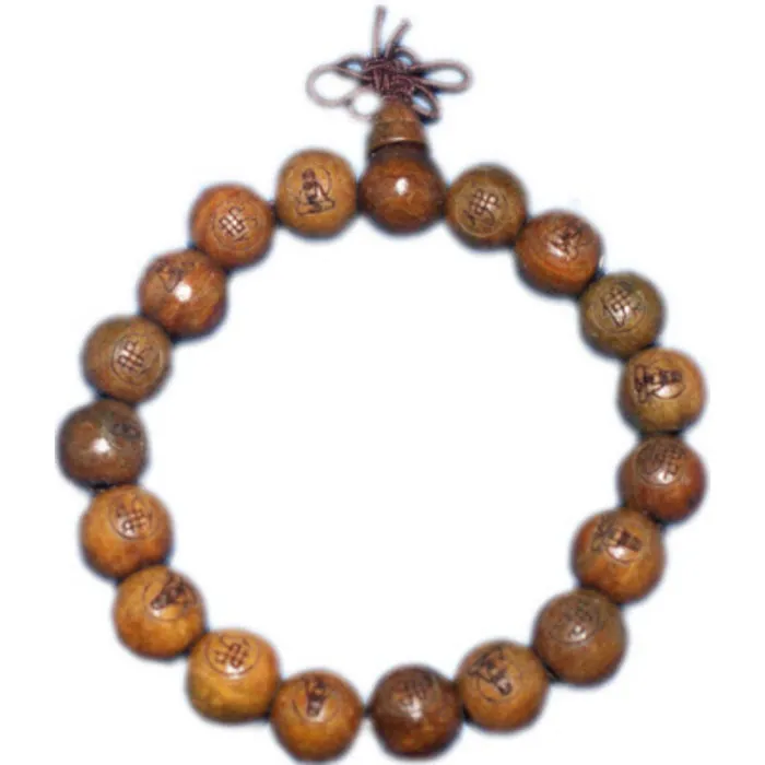 Boeddha armband hout