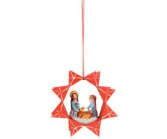 Maria Jozef en jezus in ster