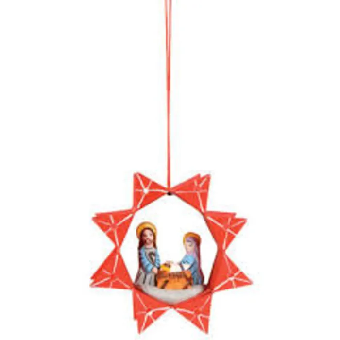 Maria Jozef en jezus in ster