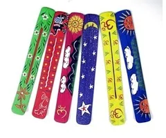 wierookhouder houten slede gekleurd