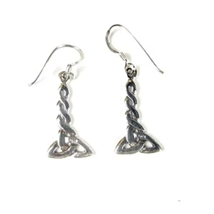 Oorbel keltische knoop - 925 sterling zilver