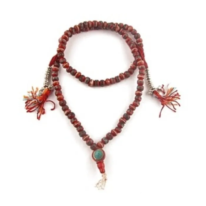 Red bone mala