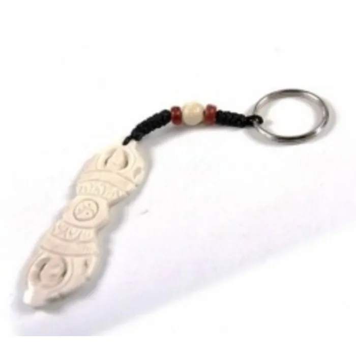 Sleutelhanger Dorje - wit