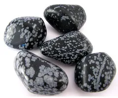 Obsidiaan Sneeuwvlok getrommeld