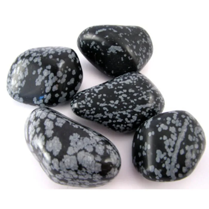 Obsidiaan Sneeuwvlok getrommeld