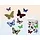Vlinder Wall Stickers Set 12 Metallic Kleuren
