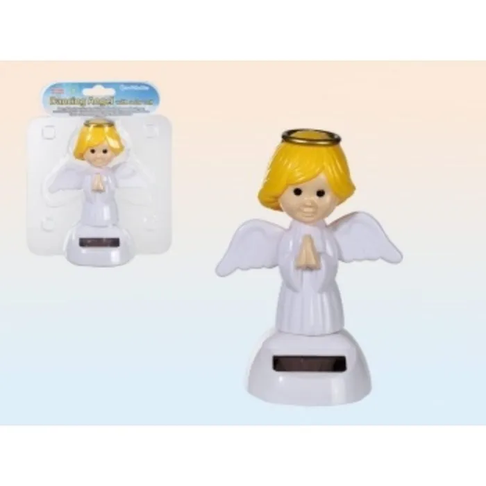 Bewegende engel op solar energie