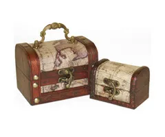 Schatkistje landkaart design klein