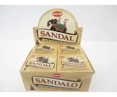 Wierook kegeltjes Sandelwood