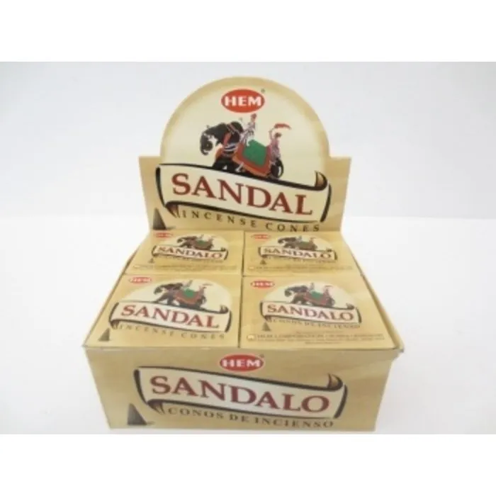 Wierook kegeltjes Sandelwood