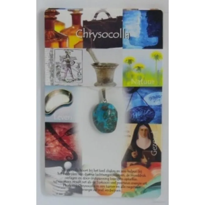 Chrysocolla gezondheidssteen
