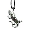 Hanger gecko met tourmalijn steentjes