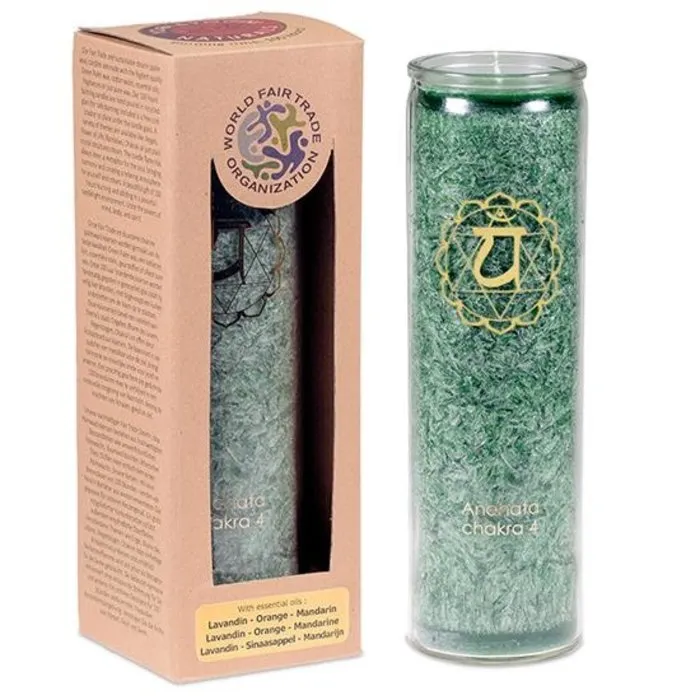 Geurkaars 4e Chakra Anahata | Spirituele Chakra Kaars