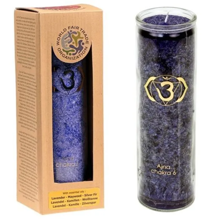 Geurkaars 6e Chakra Ajna - Spirituele Chakra Kaars