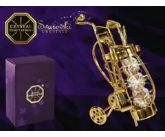 Golftas met Swarovski kristallen