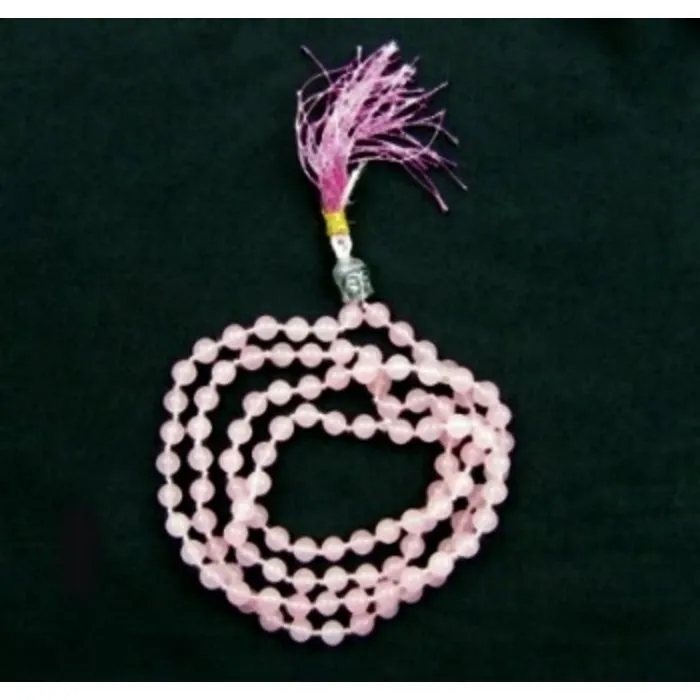 Mala Rozenkwarts met boeddha