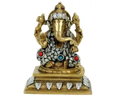 Ganesha beeld messing