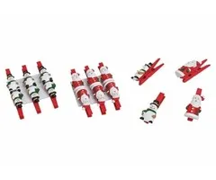 6 Kerstknijper kerstman