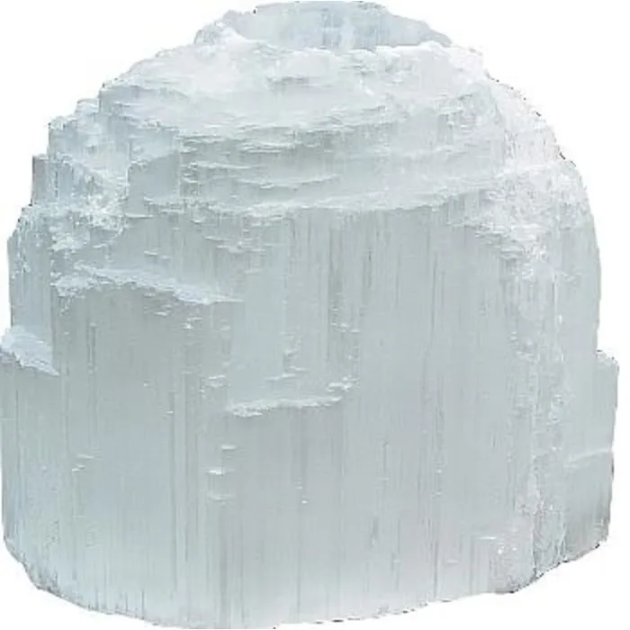 Seleniet theelicht houder ijsberg