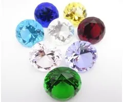 Diamant Set gekleurd 4 cm
