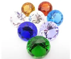 Diamant Set gekleurd 5 cm