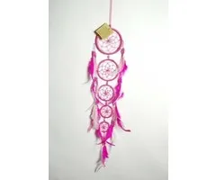 Dromenvanger kleur roze 5 ringen