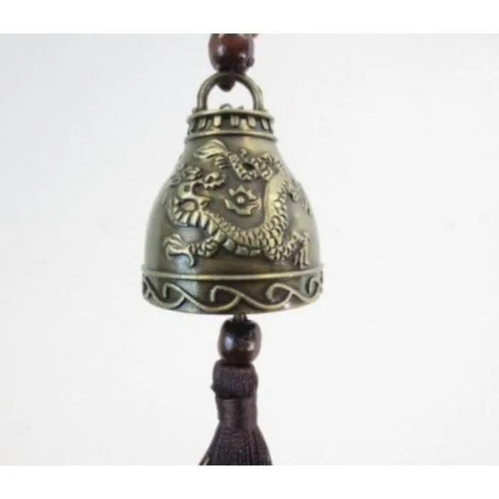 Geluk Draak Bel hanger klein