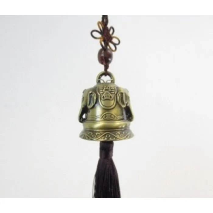 Olifanten geluksbel hanger klein