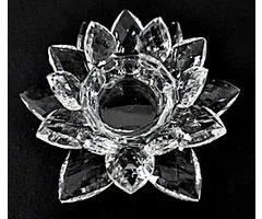 Kristal lotus theelichthouder