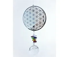 Hanger met kristal flower of life