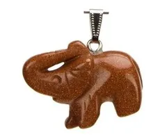 Hanger olifant goudsteen