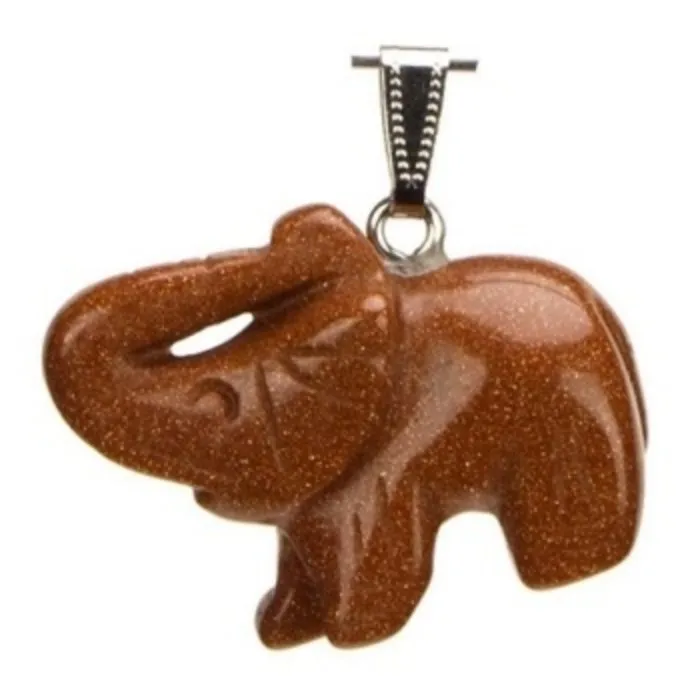 Hanger olifant goudsteen