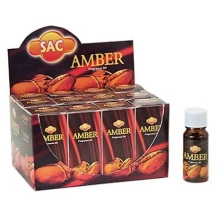 Amber geurolie van SAC. Warm, rustgevend en vol harmonie